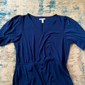 Dark Blue Midi Dress